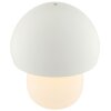 Brilliant lampada da tavolo a fungo Dupis moderna, bianca, LED 2700 Kelvin bianco caldo