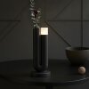 Brilliant lampada da tavolo LED Sayu, 2 cilindri, paralume nero, luce calda 2700 Kelvin
