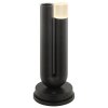 Brilliant lampada da tavolo LED Sayu, 2 cilindri, paralume nero, luce calda 2700 Kelvin