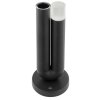 Brilliant lampada da tavolo LED Sayu, 2 cilindri, paralume nero, luce calda 2700 Kelvin