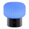 Brilliant Lampada da tavolo RGB Sarastro moderna, 2700 Kelvin luce calda, scanalature