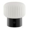 Brilliant Lampada da tavolo RGB Sarastro moderna, 2700 Kelvin luce calda, scanalature