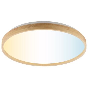 Brilliant Plafoniera Alson, luce regolabile 3000-6500 Kelvin, dimmerabile con telecomando