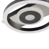 Brilliant Plafoniera LED Maureen, cerchi concentrici, memoria, 3000 Kelvin bianco caldo