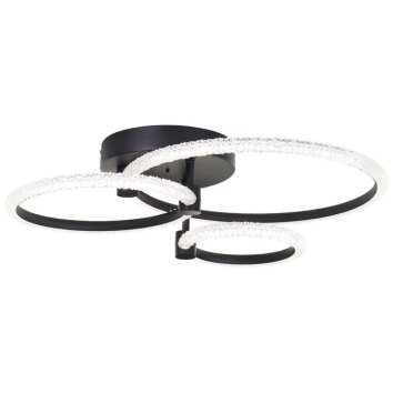Brilliant plafoniera LED Aydin, temperatura di colore regolabile 3000-7000 Kelvin