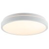 Brilliant LED Plafoniera Livas, forma piatta e rotonda, 3000 Kelvin bianco caldo