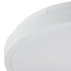 Brilliant LED Plafoniera Livas, forma piatta e rotonda, 3000 Kelvin bianco caldo