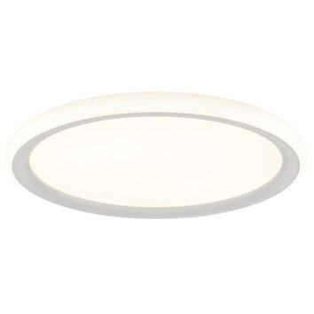 Brilliant plafoniera LED rotonda Carloz bianca, con memoria e luce calda 3000 Kelvin