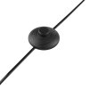 Brilliant Leuchten lampada da terra Fanny con sfera in vetro bianco, stile country