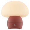 Brilliant Leuchten Lampada a fungo Dupos, LED 2700 Kelvin bianco caldo, rossa, dimmerabile