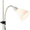 Brilliant lampada da terra Spari, struttura beige, luce indiretta con luce laterale