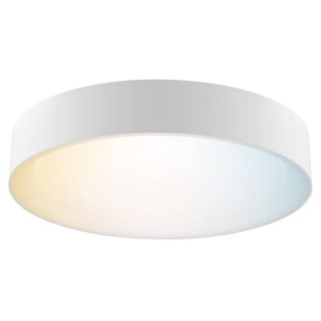 Brilliant plafoniera LED Larios bianca, temperatura di colore regolabile 3000-6500 Kelvin