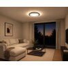 Brilliant plafoniera LED Pederson rotonda, temperatura di colore regolabile 2700-6500 Kelvin