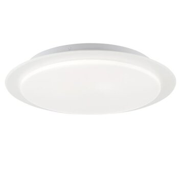 Brilliant Plafoniera moderna LED Vittoria piatta e rotonda, bianca, 4000 Kelvin luce neutra
