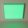 Brilliant Plafoniera LED Tanida piatta RGB, dimmerabile via telecomando, 4000 Kelvin neutra