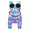 Brilliant lampada da tavolo Gaston, cane trasparente, LED 3000 Kelvin bianco caldo
