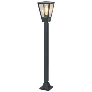 Brilliant Leuchten Lampioncino da giardino Westcliff, lanterna conica antracite IP44
