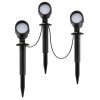 Brilliant Faretti a picchetto Kamara, LED 3000 Kelvin bianco caldo, cavo tra le teste
