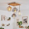 Gastor plafoniera a sfere 4 luci E14, design boho vintage per soggiorno