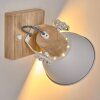 Orny Applique Legno chiaro, 1-Luce