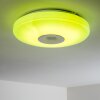 HEMLO Plafoniera LED Bianco, 1-Luce, Telecomando, Cambia colore