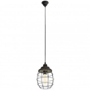 Eglo VINTAGE Lampadario a sospensione Marrone, 1-Luce