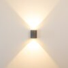 Mora Applique da esterno LED Grigio, 2-Luci