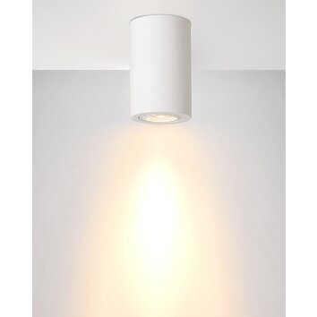 Lucide GIPSY Plafoniera Bianco, 1-Luce