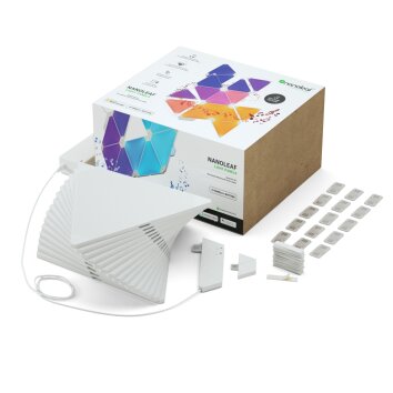 nanoleaf Rhythm Starter Kit Applique LED Bianco, 1-Luce, Telecomando, Cambia colore