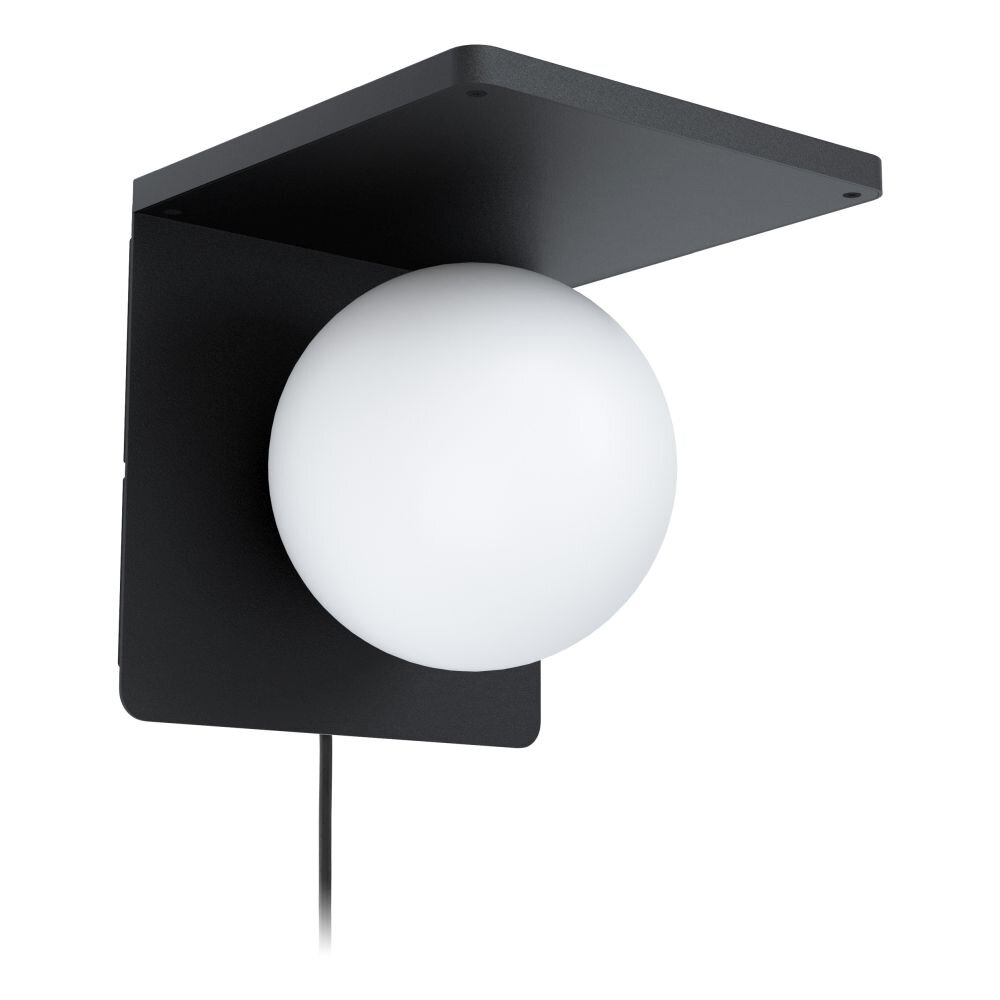 EGLO CIGLIE Applique Nero, 1-Luce main product photo