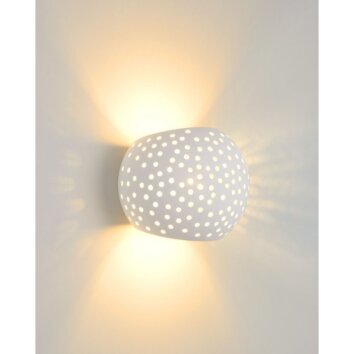 Lucide GIPSY Applique Bianco, 1-Luce
