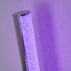 Flaut Lampada da Tavolo LED Cromo, 1-Luce, Telecomando, Cambia colore