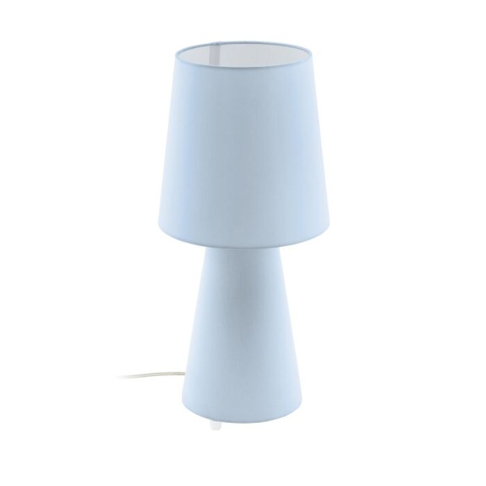 Eglo CARPARA Lampada da Tavolo Blu, 2-Luci