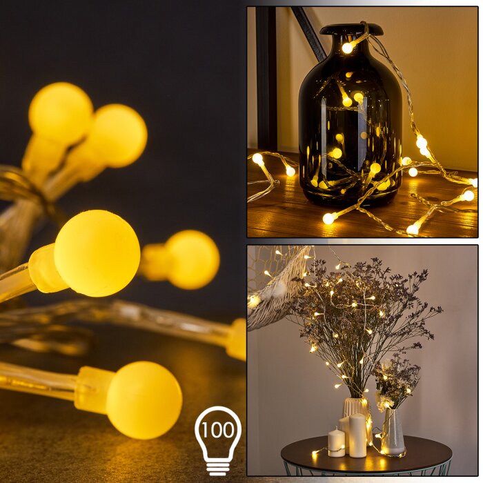 Sondrio Catenaria luminosa LED, 100-Luci