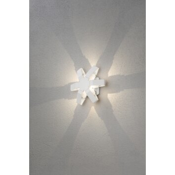 Konstsmide Pescara Applique LED Bianco, 1-Luce