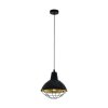 Eglo CANNINGTON Lampadario a sospensione Oro, Nero, 1-Luce