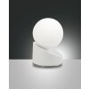 Fabas Luce Gravity Lampada da Tavolo LED Bianco, 1-Luce