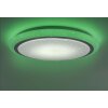 Leuchten Direkt LUISA Plafoniera LED Bianco, 1-Luce, Telecomando, Cambia colore