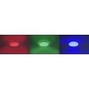 Leuchten Direkt Ls-JUPI Plafoniera LED Bianco, 1-Luce, Telecomando, Cambia colore