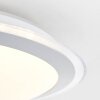 Brilliant Dinos Plafoniera LED Argento, 1-Luce, Telecomando, Cambia colore