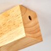 Barbengo Plafoniera Legno chiaro, Nero, 1-Luce