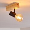Barbengo Plafoniera Legno chiaro, Nero, 1-Luce