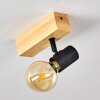 Barbengo Plafoniera Legno chiaro, Nero, 1-Luce