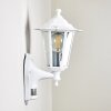 Loria Applique da esterno Bianco, 1-Luce, Sensori di movimento