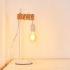Barbengo Lampada da Tavolo Marrone, Bianco, 1-Luce