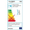 Globo GORDON Applique LED Alluminio, Cromo, 3-Luci