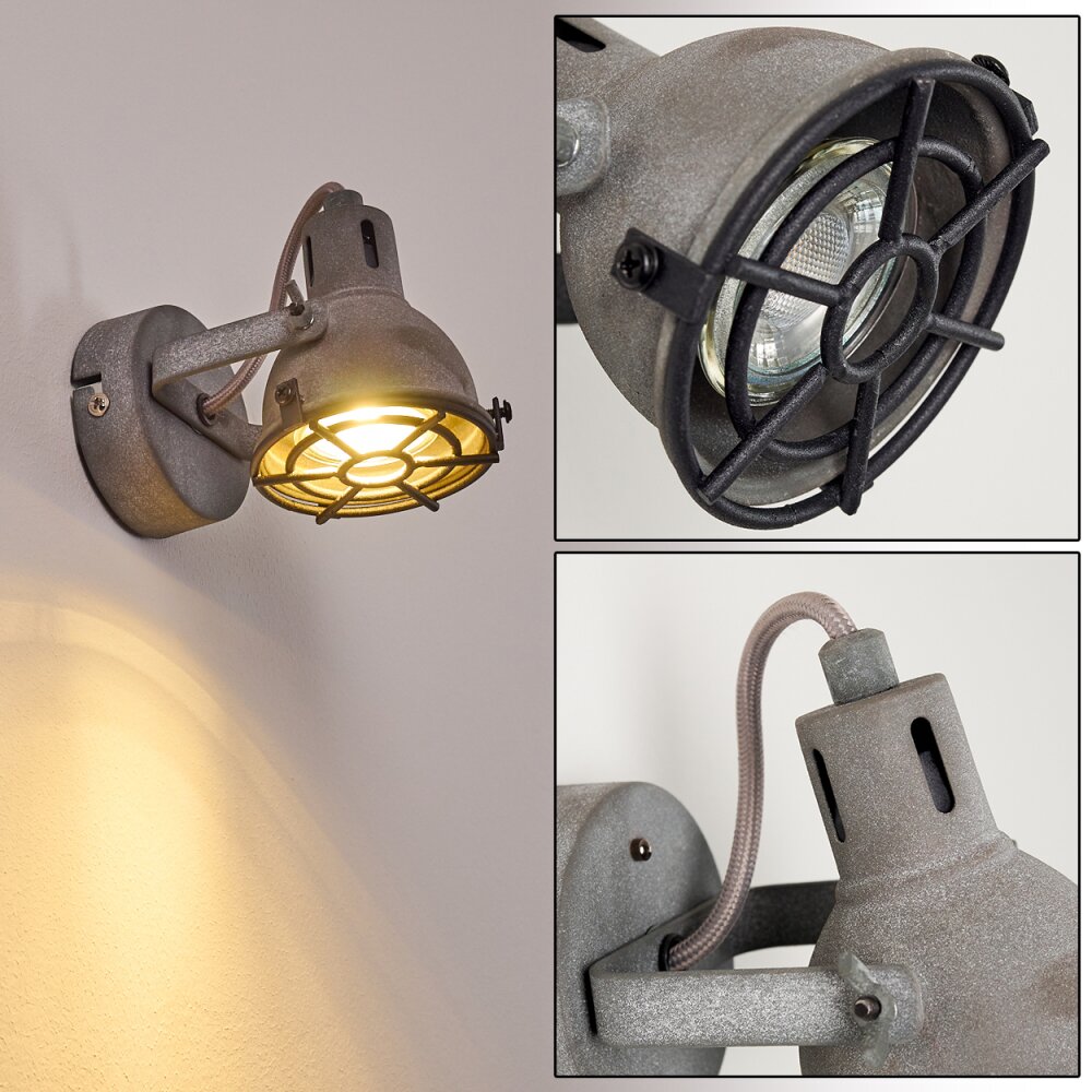 Jonsered Applique LED Grigio, Nero, Effetto pietra, 1-Luce main product photo