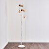 Barbengo Lampada da terra Marrone, Bianco, 2-Luci
