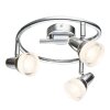 Globo Alaska Faretto da soffitto LED Cromo, 3-Luci