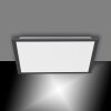 Leuchten-Direkt FLAT Plafoniera LED Nero, 1-Luce, Telecomando